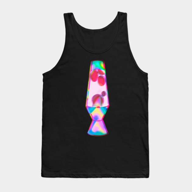 Retro Holographic lava lamp magnet Tank Top by KO-of-the-self